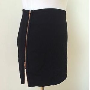 DVF Black Martini Mini Skirt